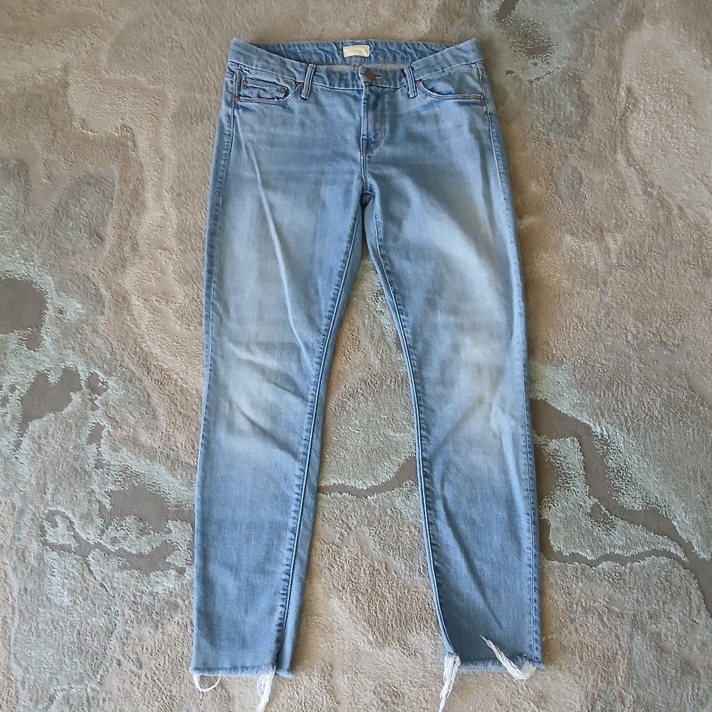 Mother Looker Ankle‎ Fray Jeans